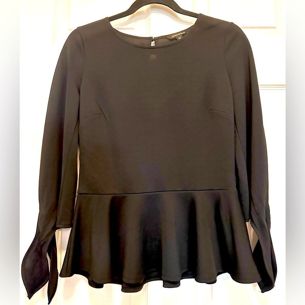 EUC BR Long Sleeves Peplum Top